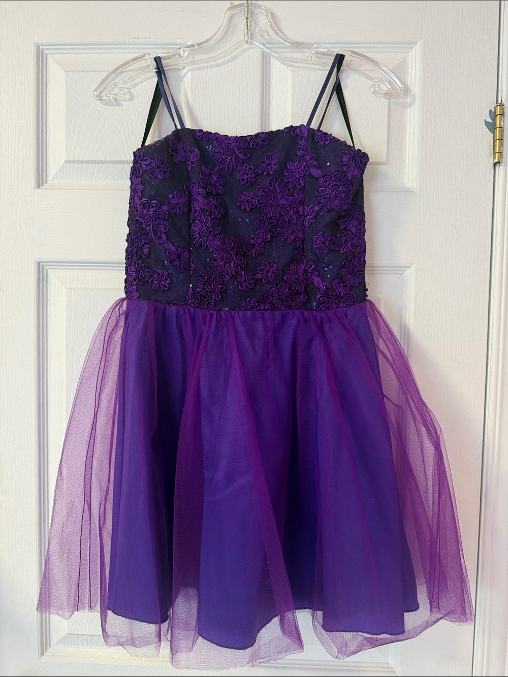 Un Deux Trois Party Dress Purple size 16